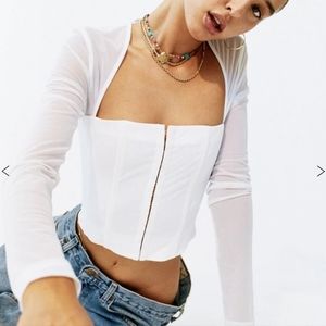 With Jean AI Corset Top